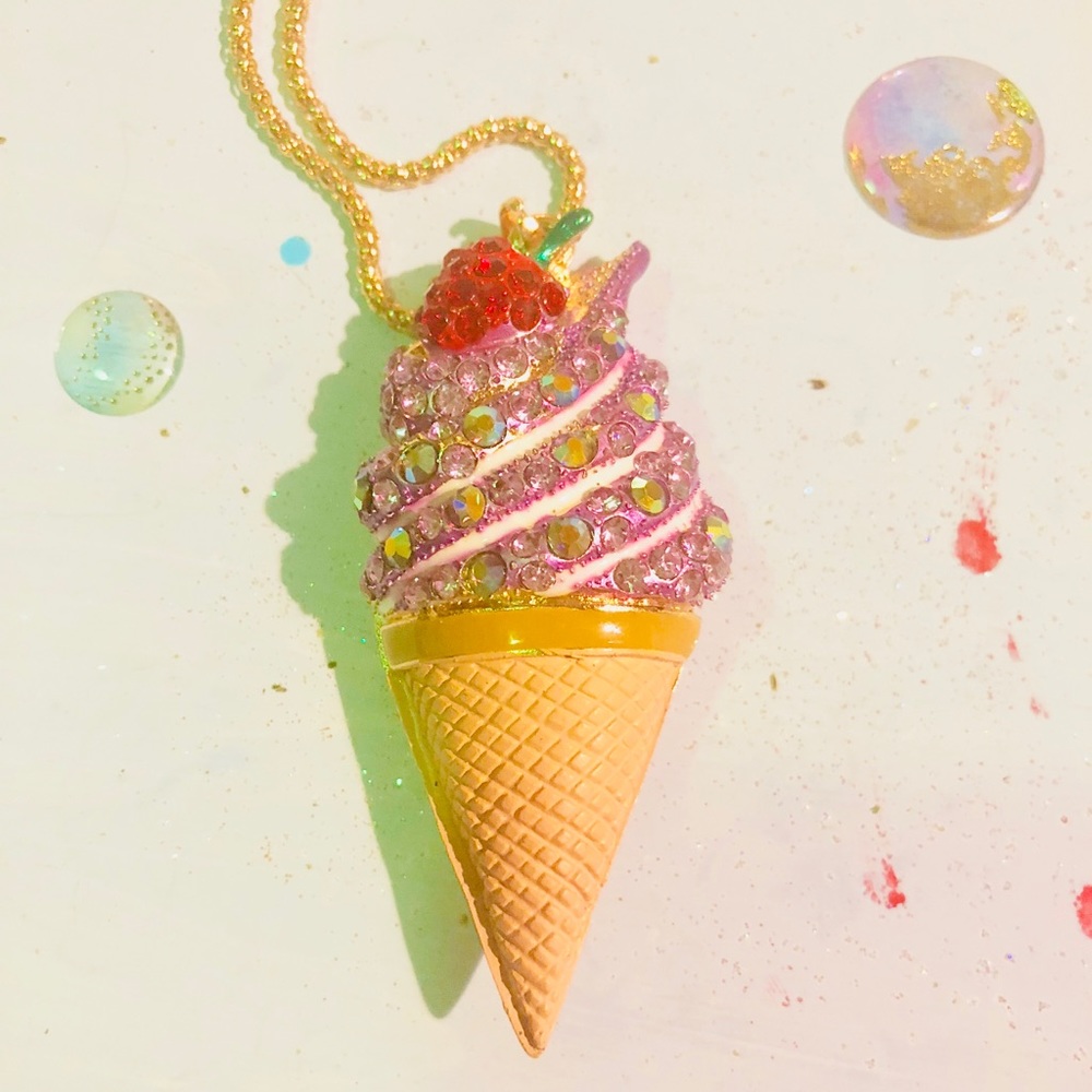 Purple ice cream 🍦 pendant